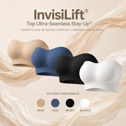 Top Bandeau InvisiLift™: Cero Aros, Soporte Total y Realce Natural
