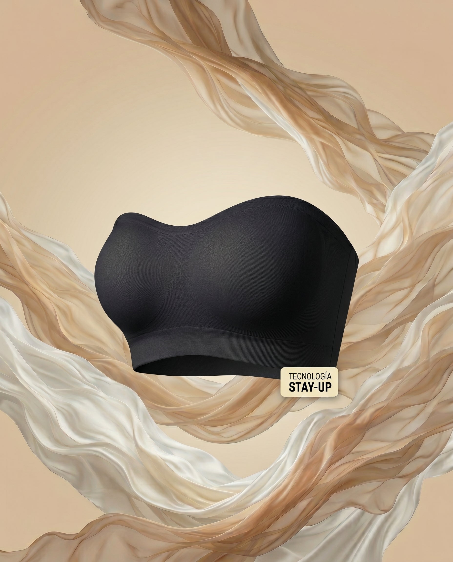 El DUO de Top Bandeau InvisiLift™: Cero Aros, Soporte Total y Realce Natural